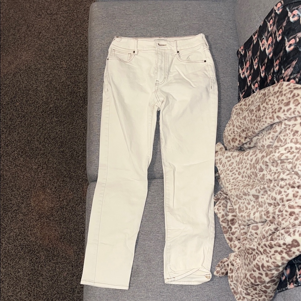 PacSun Women's Cream Straight Leg Jeans